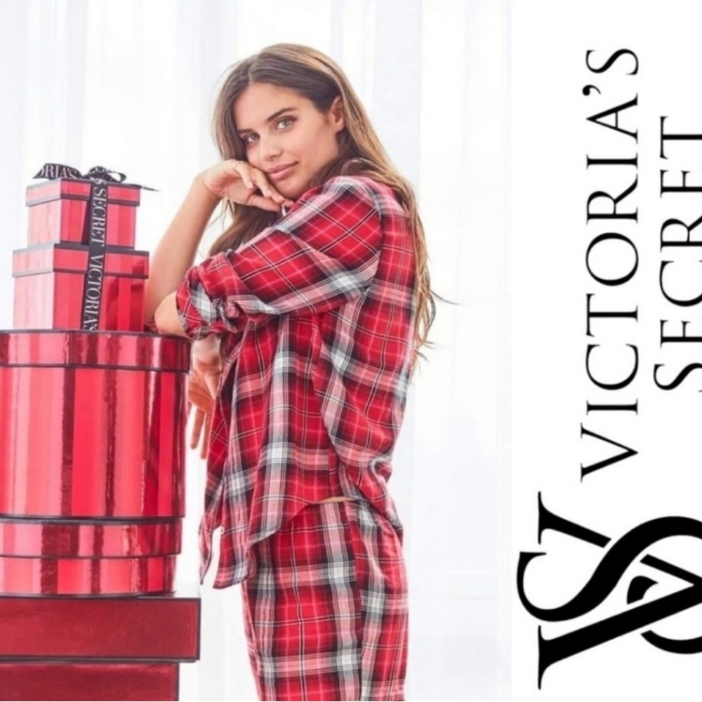 Victoria’s Secret Red Plaid Pajamas XS